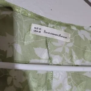 Here Comes The Sun Dresses | Here Comes The Sun Wrap Green Dress | Color: Green | Size: M | Sbmc85's Closet